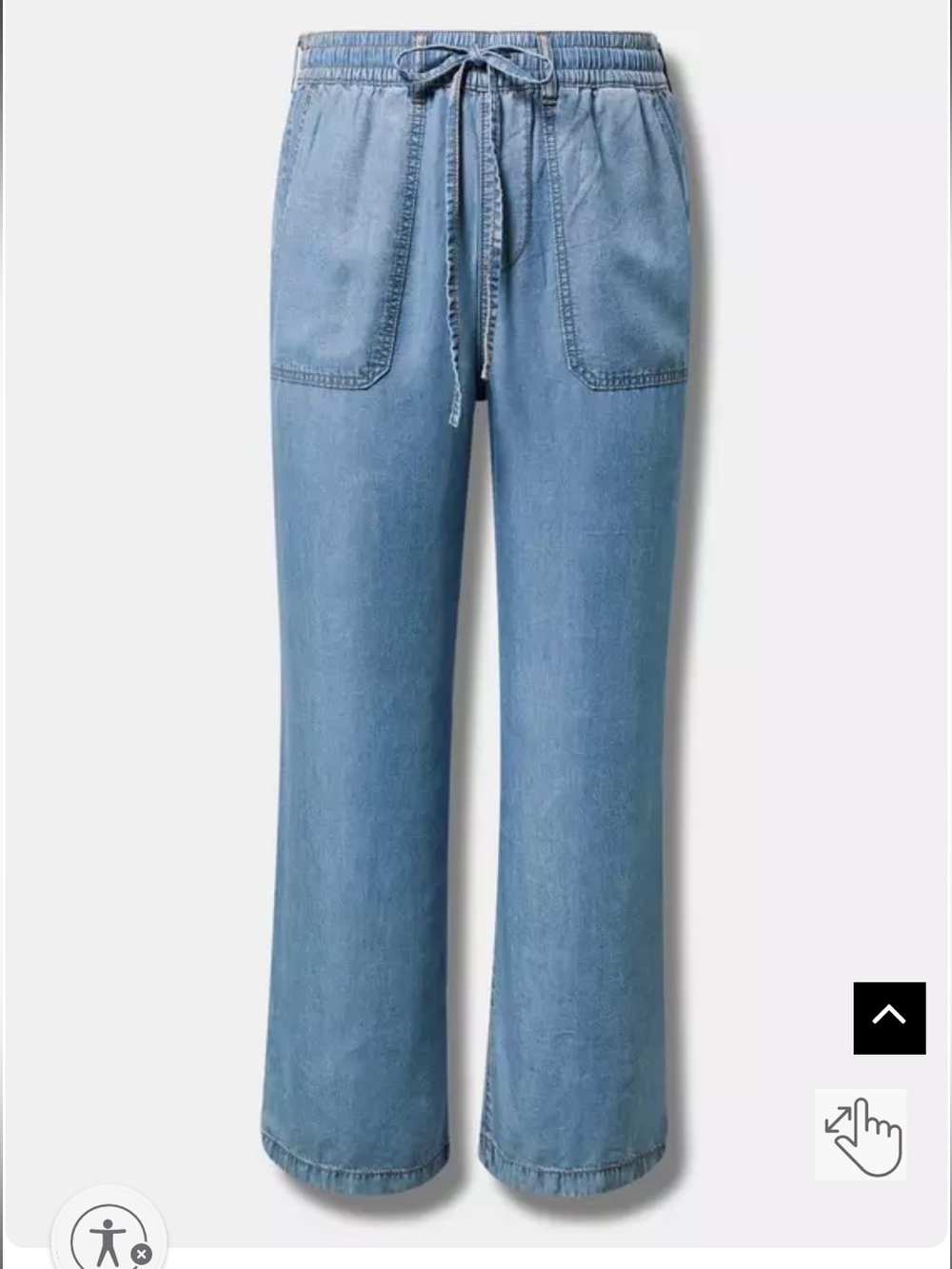 Torrid High-Rise Pull-On Lightweight Denim Jean